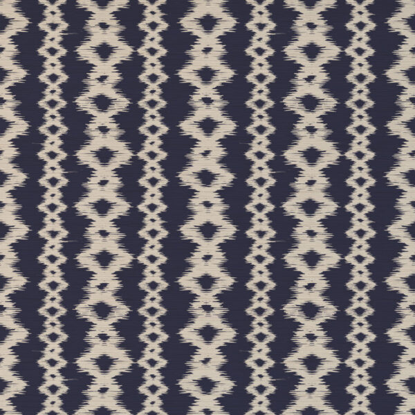blue striped velvet-chenille fabric from Art of the Loom