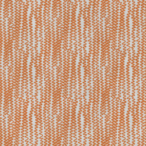 orange striped velvet-chenille fabric from Art of the Loom