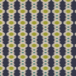 blue spotted velvet-chenille fabric from Art of the Loom