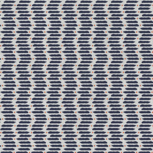 blue striped velvet-chenille fabric from Art of the Loom
