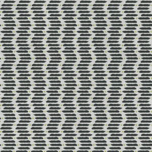 black-grey striped velvet-chenille fabric from Art of the Loom