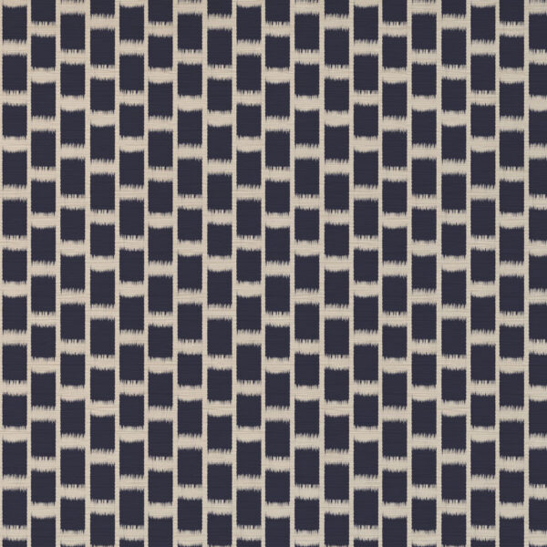 blue geometric velvet-chenille fabric from Art of the Loom