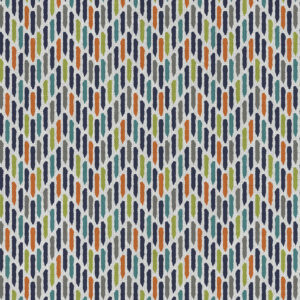 multicolour geometric velvet-chenille fabric from Art of the Loom