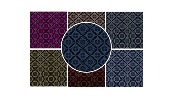 Morris Minor Fabric - Berry from