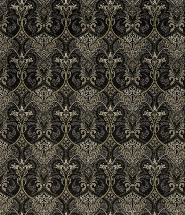 Queen Of The Night Fabric - Anthracite swatch