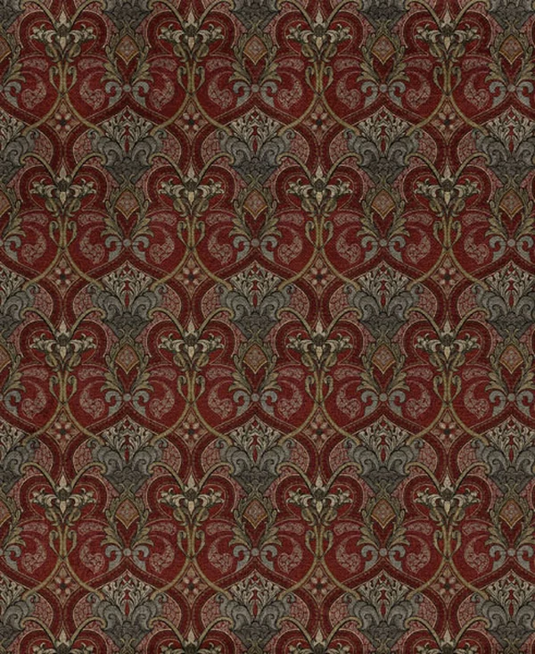 Queen Of The Night Fabric - Russet by Queen Of The Night Fabric - Russet from