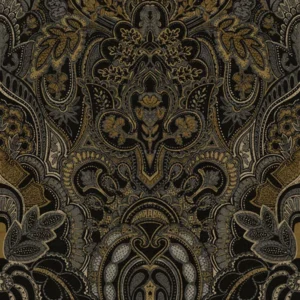 Damask Dangereuse Fabric - Anthracite
