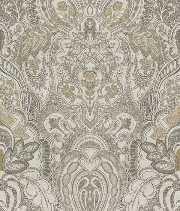 Damask Dangereuse Fabric - Ashlar swatch