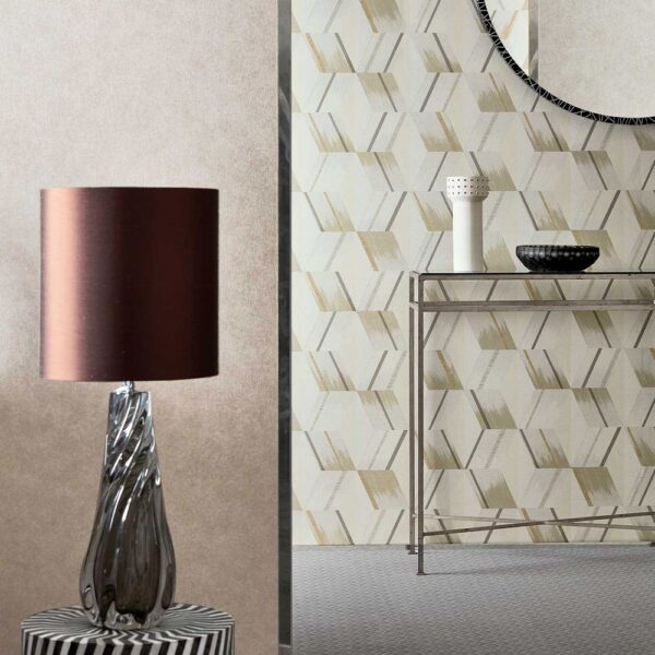 Rhombi Wallpaper - Anthracite by Rhombi Wallpaper - Anthracite from