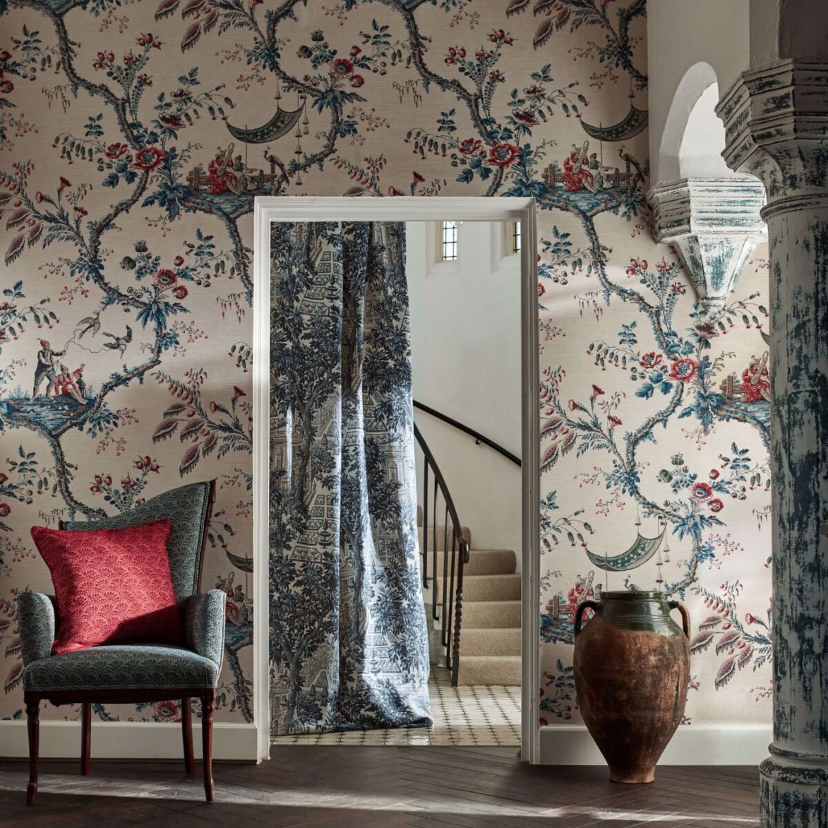 Emperor's Musician Wallpaper - Charcoal by Emperor's Musician Wallpaper - Charcoal from