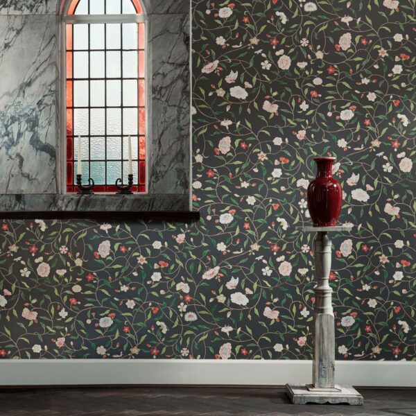 Henrietta's Trail Wallpaper - Stockholm Blue from