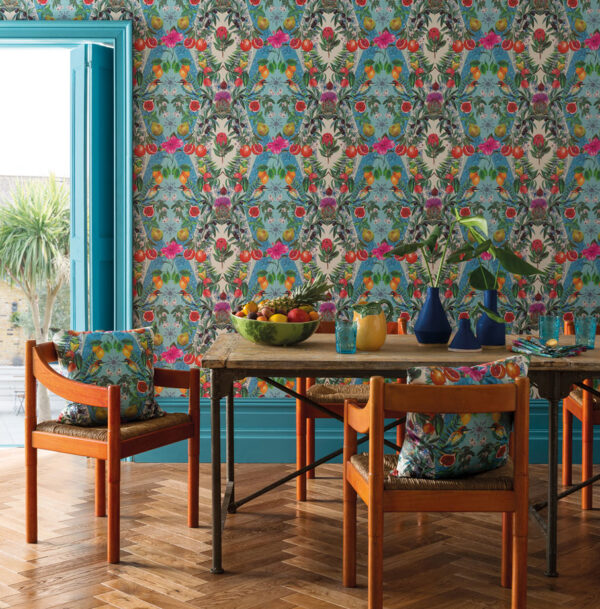 Talavera Wallpaper - Persian Blue / Turquoise by Talavera Wallpaper - Persian Blue / Turquoise from