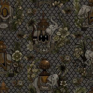 Elephantasy Fabric - Anthracite