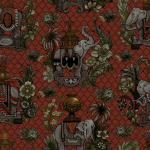 Elephantasy Fabric - Russet