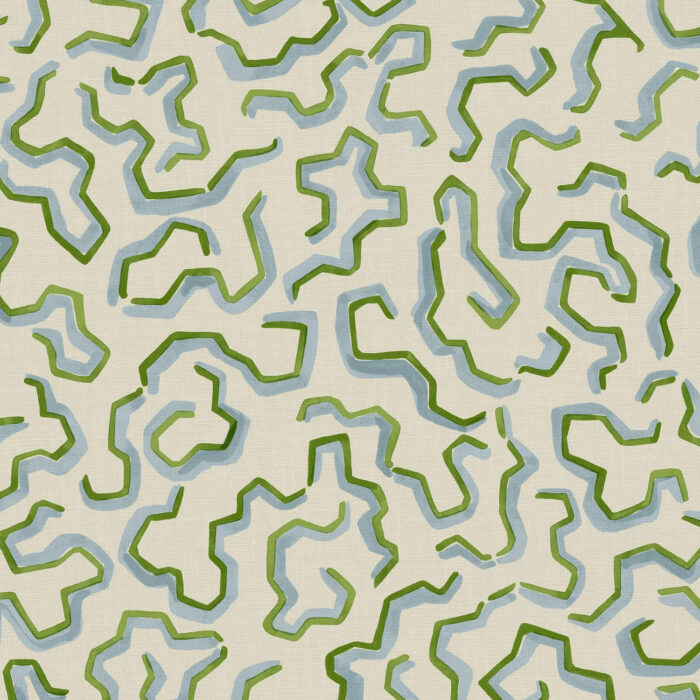 Scrunched Fabric - Everglades swatch