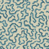 blue striped printed fabric from Linwood Fabrics