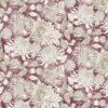 red botanical cotton fabric from Chess