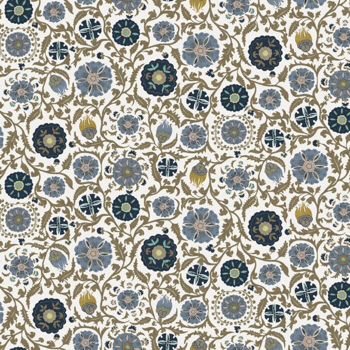 Rosemoor Fabric - Blue swatch