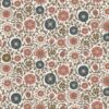 orange botanical cotton fabric from Chess