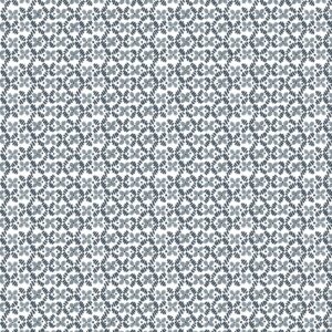 blue botanical cotton fabric from Chess