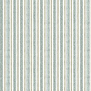 green striped cotton fabric from Chess