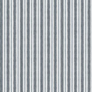 blue striped cotton fabric from Chess