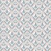 blue botanical cotton fabric from Chess
