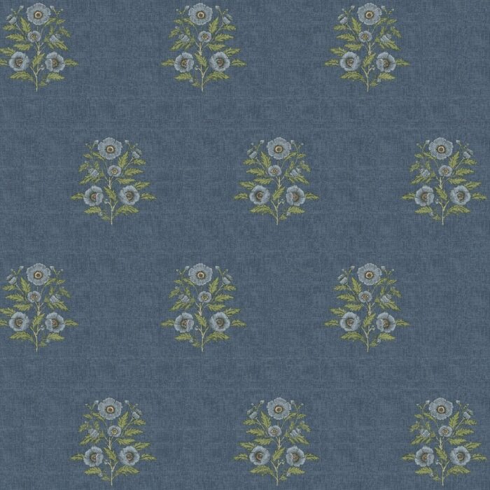 Alscot Fabric - Indigo swatch