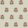 neutral botanical cotton fabric from Chess