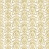 yellow botanical cotton fabric from Chess