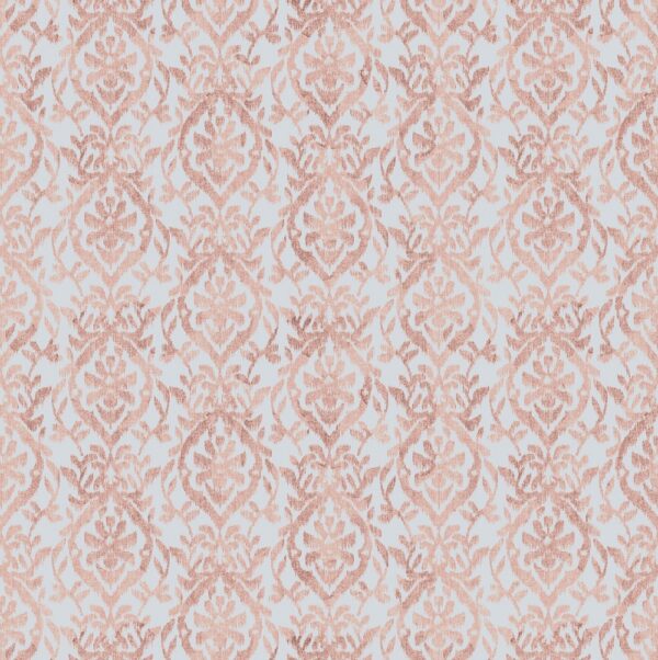 Widmer Fabric - Rose by pink botanical cotton fabric from Chess