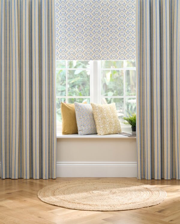 Widmer Fabric - Indigo by Widmer Fabric - Indigo from
