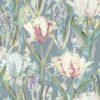 green botanical cotton fabric from Chess