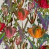 multicolour botanical cotton fabric from Chess