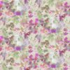 pink botanical cotton fabric from Chess
