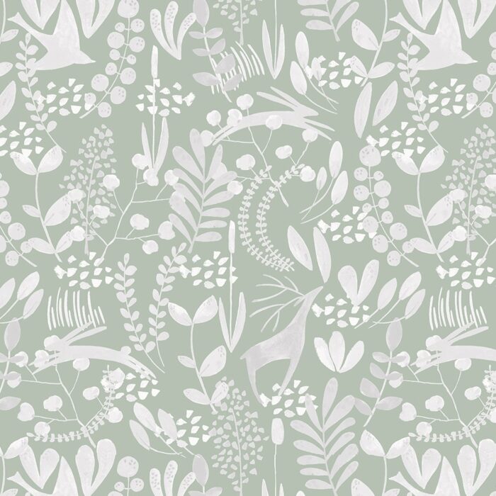 Juno Fabric - Sage swatch