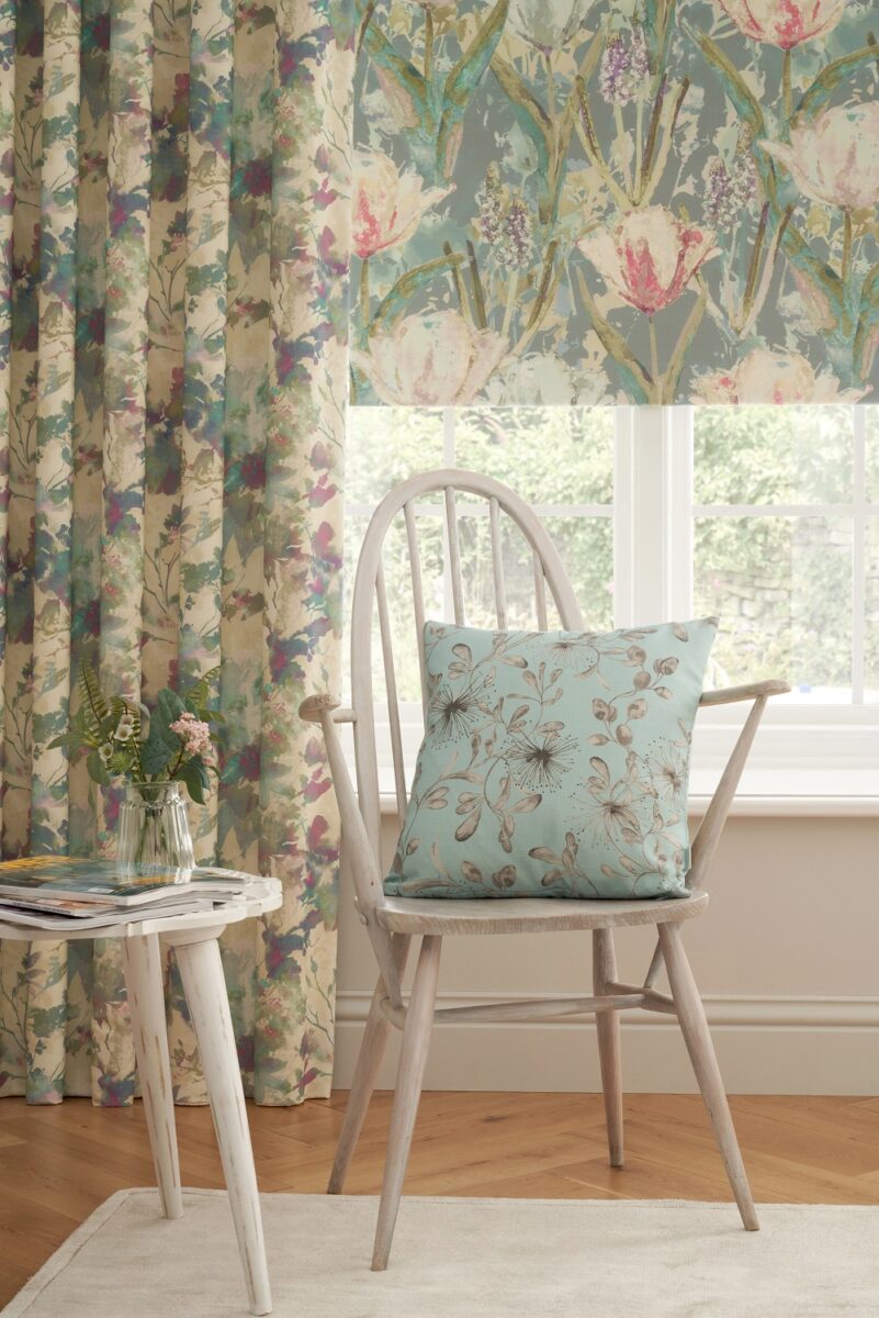 Aurora Fabric - Duck Egg by Aurora Fabric - Duck Egg from