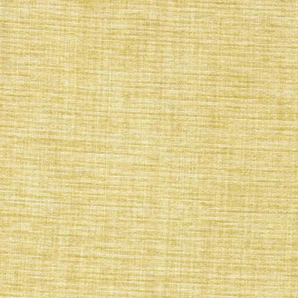 Saskia Fabric - Pear by yellow plain velvet-chenille fabric from William Yeoward