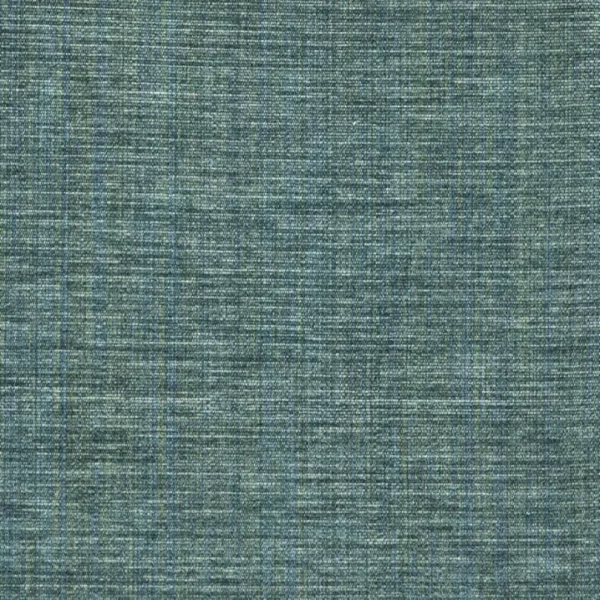Saskia Fabric - Teal by blue plain velvet-chenille fabric from William Yeoward