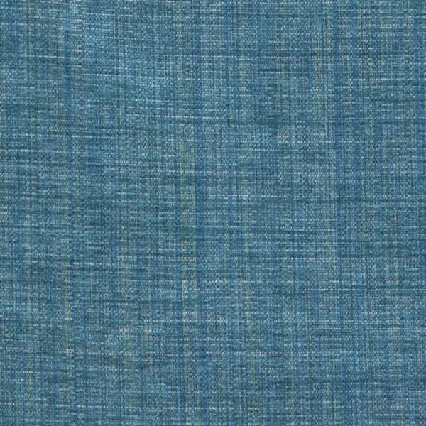 Saskia Fabric - Turquoise by green plain velvet-chenille fabric from William Yeoward