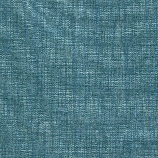 Saskia Fabric - Ocean by blue plain velvet-chenille fabric from William Yeoward