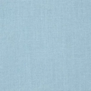 blue plain linen fabric from William Yeoward