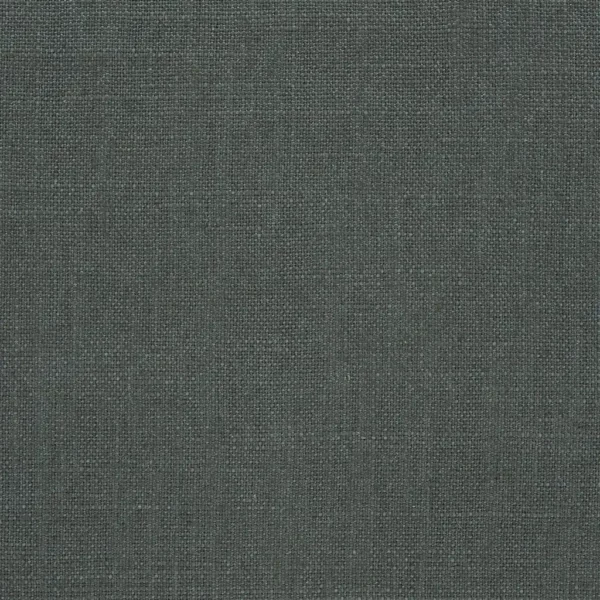 Highland Linen Fabric - Moonlight by black-grey plain linen fabric from William Yeoward