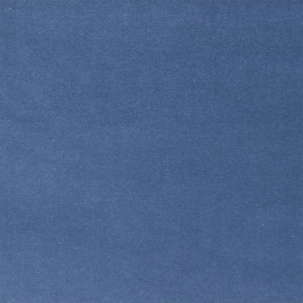 blue plain velvet-chenille fabric from William Yeoward