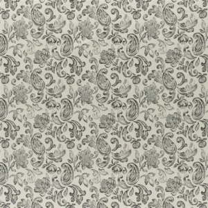 black-grey traditional jacquard fabric from William Yeoward