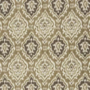 brown traditional printed fabric from William Yeoward