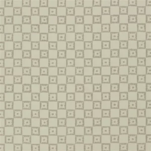 neutral checked cotton fabric from William Yeoward