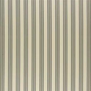 black-grey striped silk-satin fabric from William Yeoward