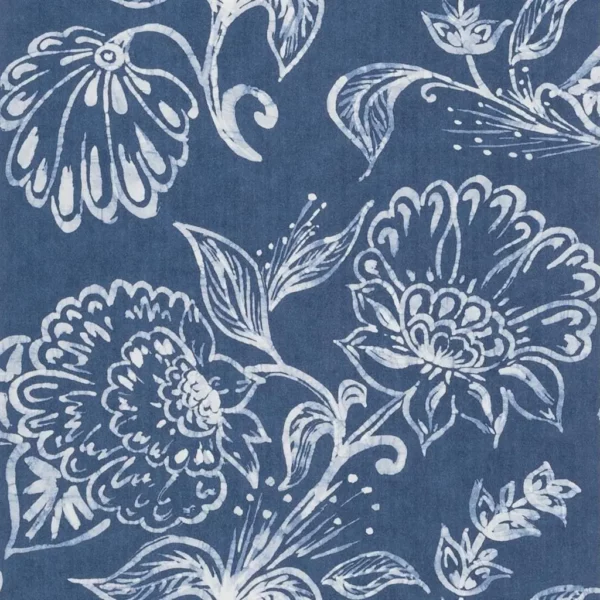 Philippine Wallpaper - Indigo by blue botanical wallpaper from william yeoward