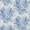 blue botanical wallpaper from william yeoward